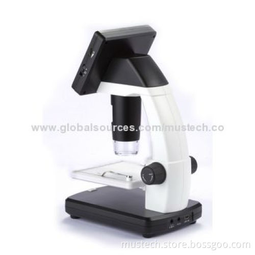 Biological Measurement Digital Microscope with LCD Screen, 5.0MP Image Sensor